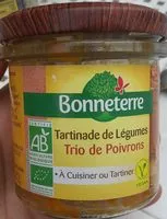 Mängden socker i Tartinade de legumes Trio de poivrons