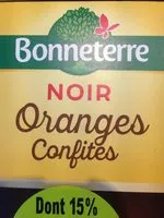 Mängden socker i Chocolat noir Oranges confites