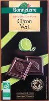 Mängden socker i Chocolat Noir aux cristaux de Citron Vert