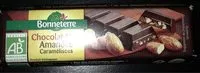 Mängden socker i Chocolat Noir Amandes Caramélisées