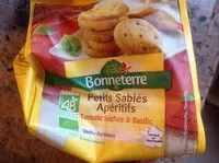 Mängden socker i Petits Sablés Apéritifs Tomate Séchée & Basilic