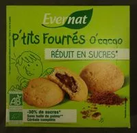 Mängden socker i P'tits Fourrés O'cacao