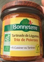 Mängden socker i Tartinade de Légumes - Trio de poivrons