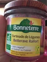 Mängden socker i Tartinade de légume betterave raifort