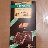 Mängden socker i Dégustation noir Eclats d Amandes