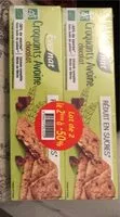 Mängden socker i Croquants Avoine Chocolat