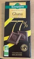 Mängden socker i Chocolat noir Ghana 77%