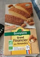 Mängden socker i Grand financier aux amandes