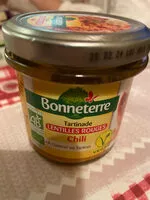 Mängden socker i Tartinade lentilles rouges chili