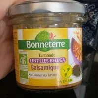Mängden socker i Tartinade lentille beluga balsamique