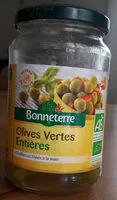 Mängden socker i Olives Vertes Entieres