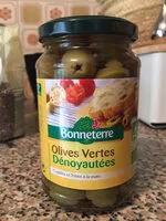 Mängden socker i Olives vertes dénoyautées Bio