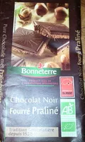 Mängden socker i Chocolat noir fourré praliné