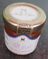 Mängden socker i Confiture coeur d'amour