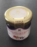 Mängden socker i Confiture Fruit des bois
