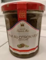 Mängden socker i Confiture Kiwi au citron vert