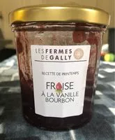 Mängden socker i Fraise à la vanille bourbon