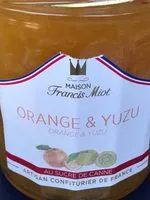 Mängden socker i Confiture orange et yuzu
