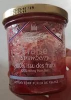 Mängden socker i Maison francis miot confiture fraise