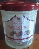 Mängden socker i Ananas, passion, coco