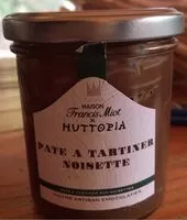 Mängden socker i Pate à tartiner noisette