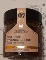 Mängden socker i Compotée d'oignon rouge