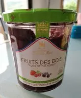 Mängden socker i Fruits des bois