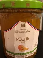 Mängden socker i Confiture de pêche