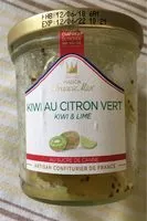 Mängden socker i Confiture kiwi au citron vert