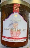 Mängden socker i Confiture fruits mijotés favorite du roy