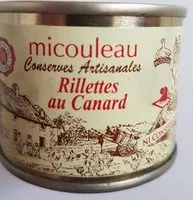 Mängden socker i Rillettes au canard