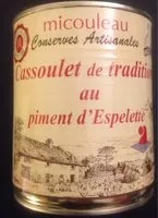 Mängden socker i Cassoulet de tradition au piment d'espelette