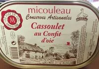 Mängden socker i Cassoulet au confit d’oie
