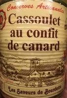 Mängden socker i Cassoulet au confit de canard