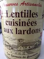 Mängden socker i Lentilles cuisinees aux lardons