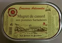 Mängden socker i Magret de canard pommes sarladaises