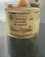 Mängden socker i Cassoulet au confit de canard
