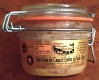 Mängden socker i Foie gras de canard entier du sud ouest