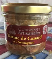 Mängden socker i Terrine de canard à l'armagnac