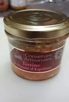 Mängden socker i Terrine au piment d'espelette