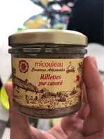 Mängden socker i Rillettes pur canard