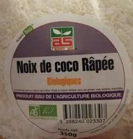 Mängden socker i Noix de coco râpée