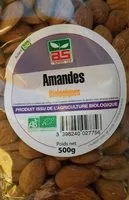 Mängden socker i Amandes biologiques