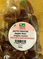 Mängden socker i Datte fraîche