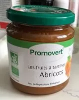 Mängden socker i Anricots fruits a tartiner