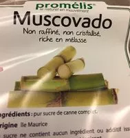 Mängden socker i Muscovado