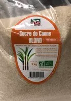 Mängden socker i Sucre de canne blond