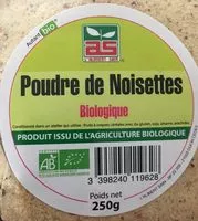 Mängden socker i Poudre de noisettes