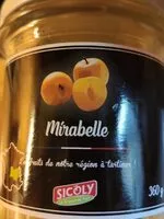 Mängden socker i Confiture de mirabelle