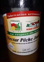 Mängden socker i Nectar pêche jaune jus de fruits